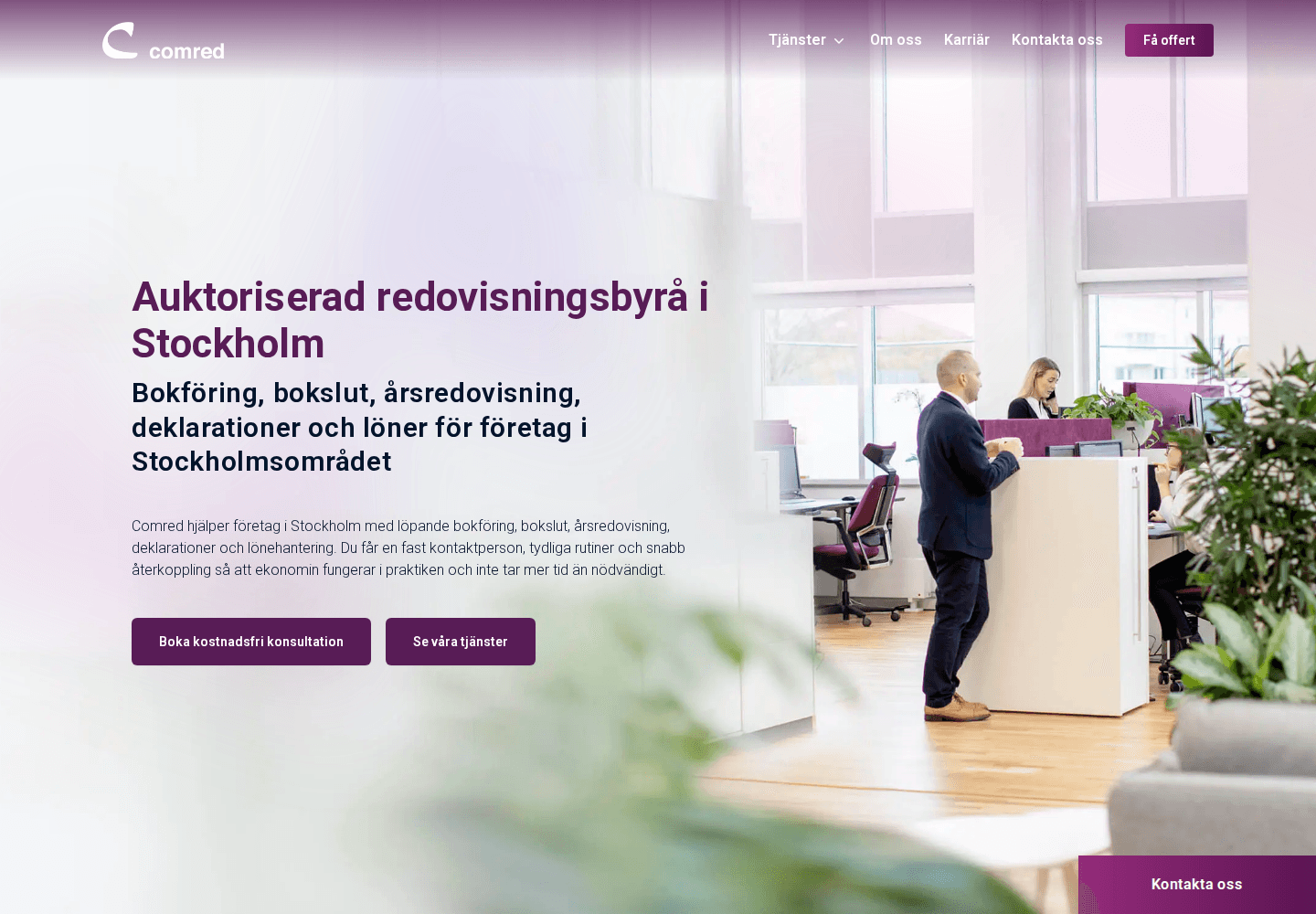 Screenshot från Comred